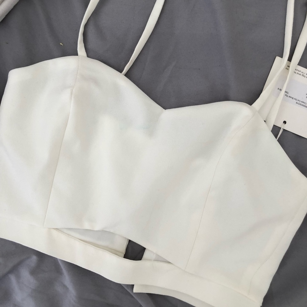 Cut Out Bralette Crop Top